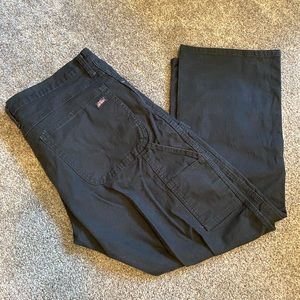 Mens Black Dickies. GENTLY USED 38x30